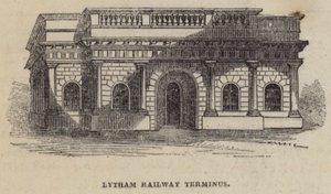 Lytham Railway Terminus by English School